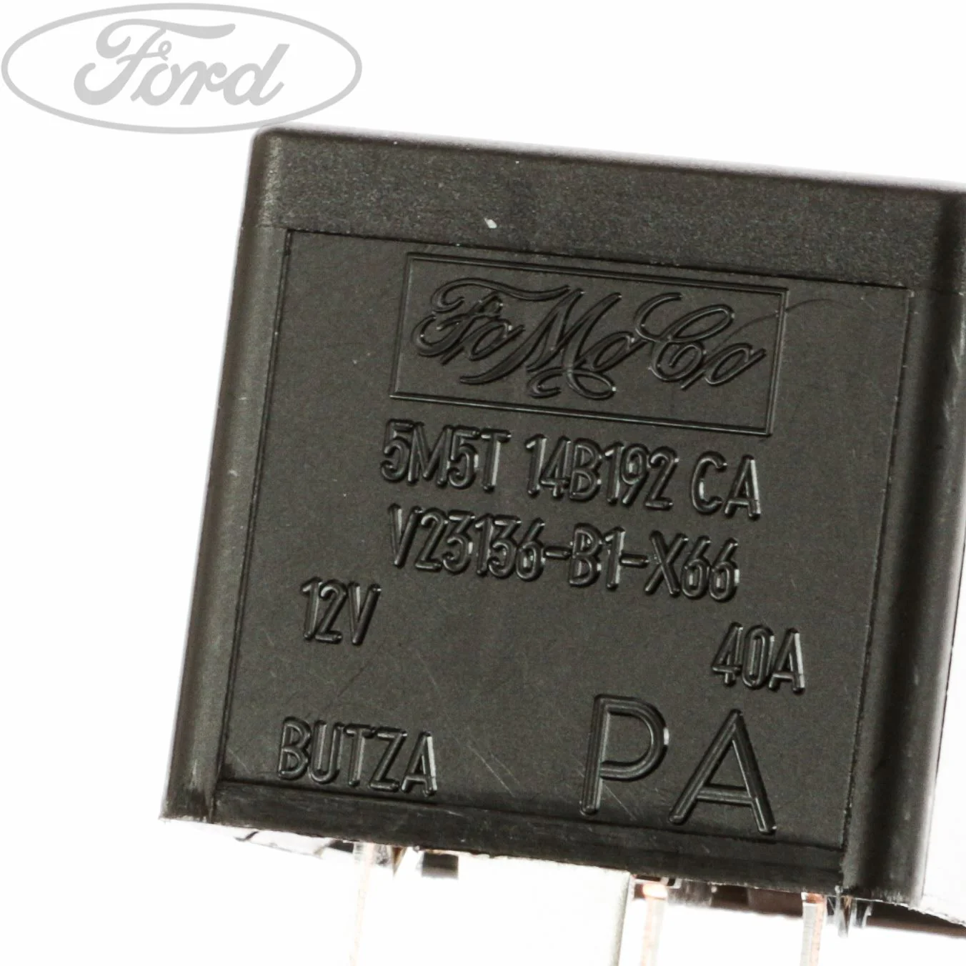 Terminal microrelé de 40 amperios y 4 contactos planos del sistema eléctrico original Ford 1425752 - Image 3