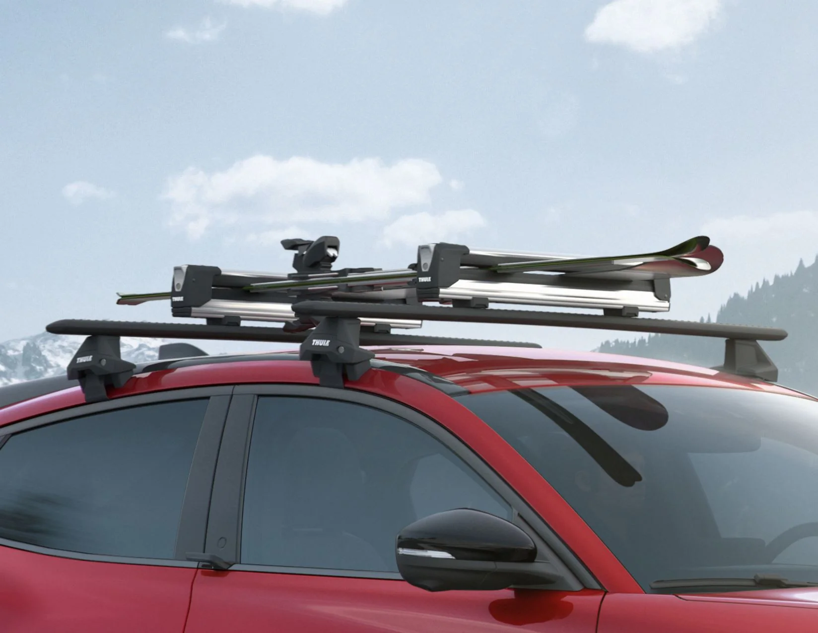 Thule®* Accesorio portaesquís para techo SnowPack Extender 7325. - Image 13