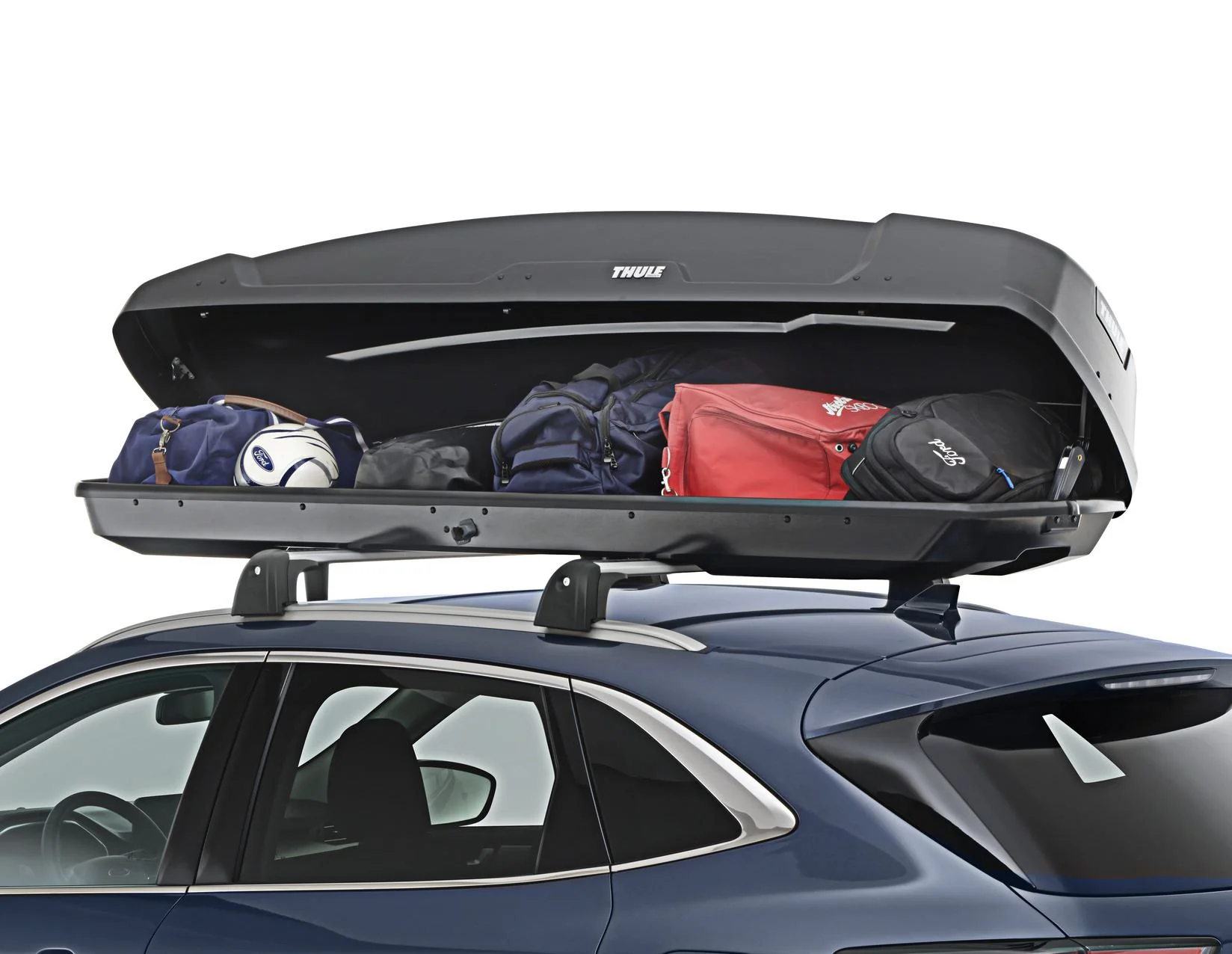 Original Thule Caja de techo FORCE XT Alpine, Aeroskin negro 2430271 - Image 13