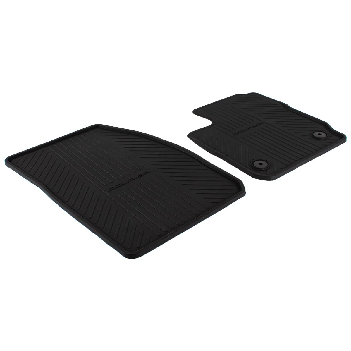 Tourneo Courier Alfombrillas de goma delanteras, en color negro. - Image 13