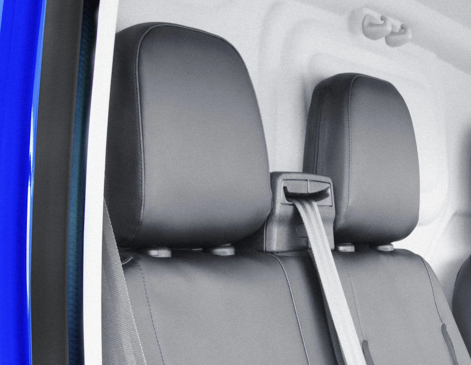 Tourneo Custom & Transit Custom ACTIVline* Funda de asiento premium, para asiento de pasajero doble, piel sintética en color negro - Image 4
