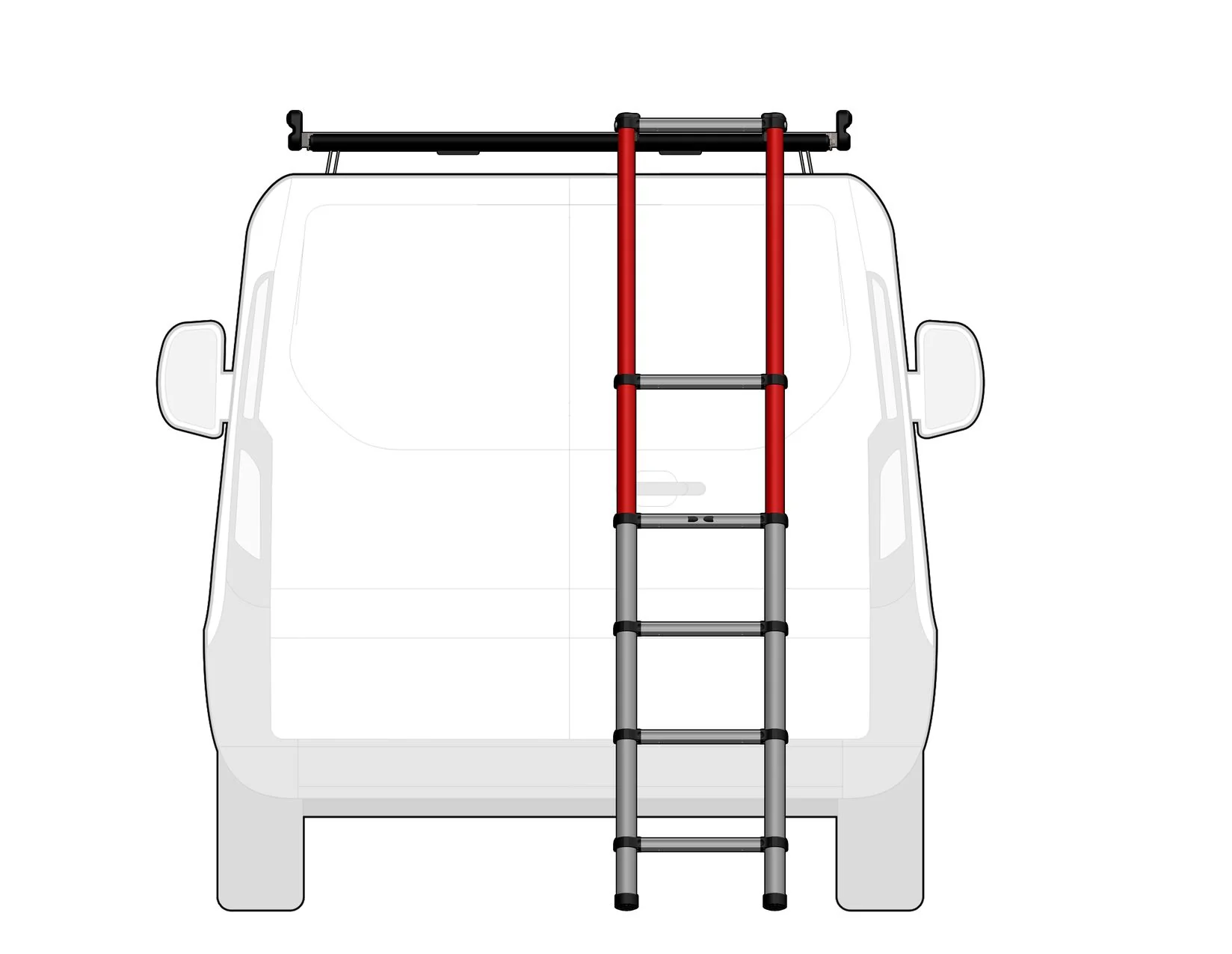 Q-Top® (Q-Tech)* Escalera telescópica Get-Up de 4 peldaños - Image 3