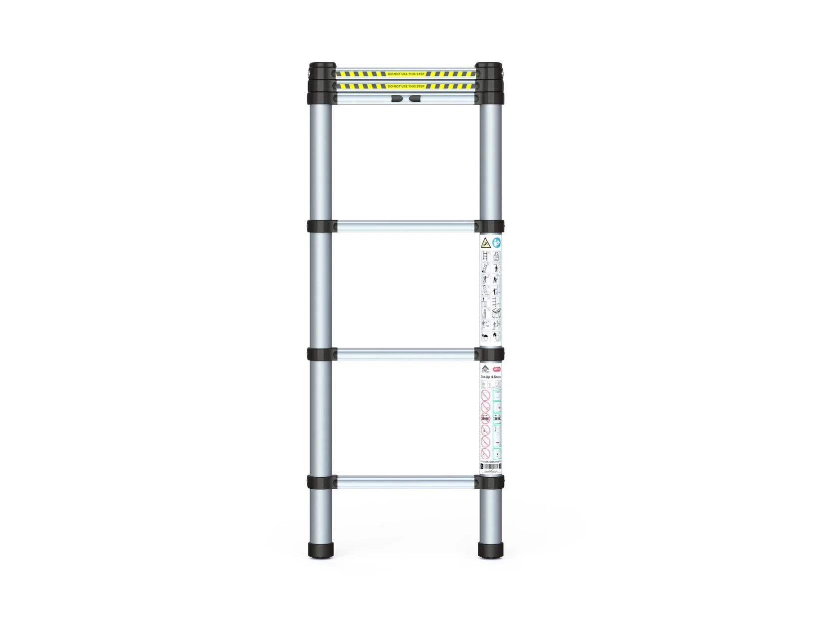 Q-Top® (Q-Tech)* Escalera telescópica Get-Up de 4 peldaños - Image 4