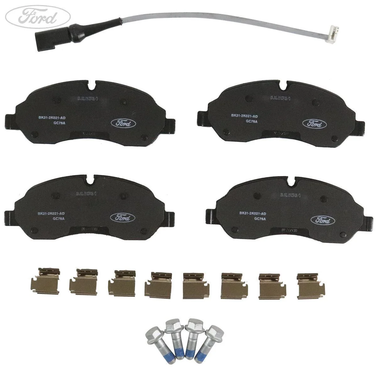 Ford Transit 2014-2024 Forro Freno Trasero Ruedas Dobles Negro 2391870 - Image 6