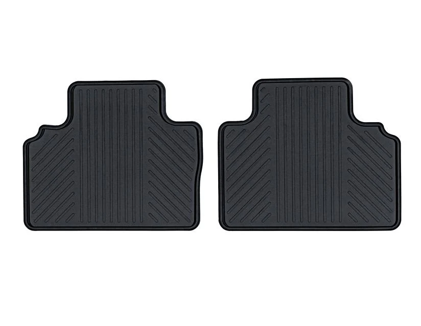 Transit Courier & Tourneo Courier Alfombrillas de goma traseras, en color negro. - Image 2