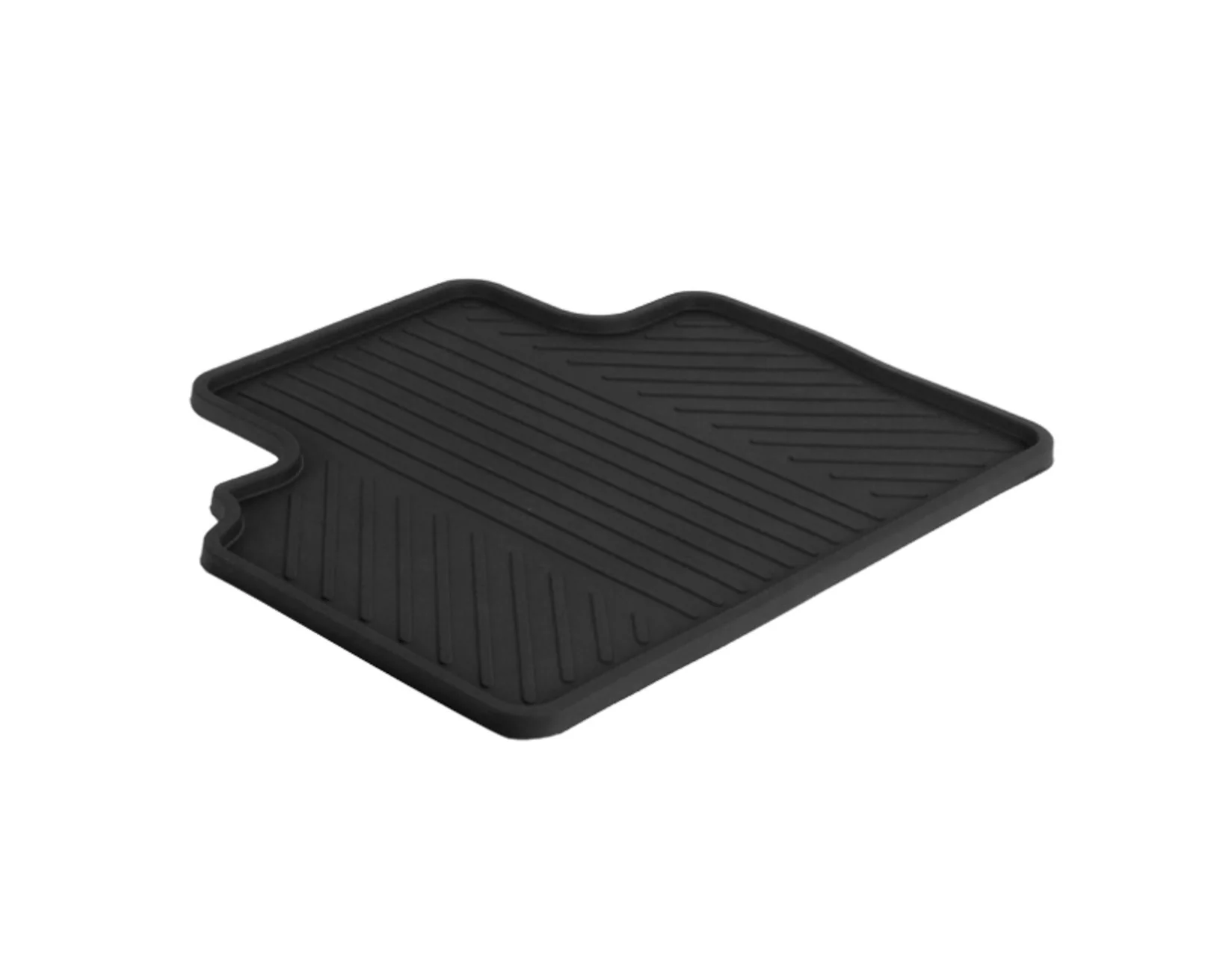 Transit Courier & Tourneo Courier Alfombrillas de goma traseras, en color negro. - Image 3