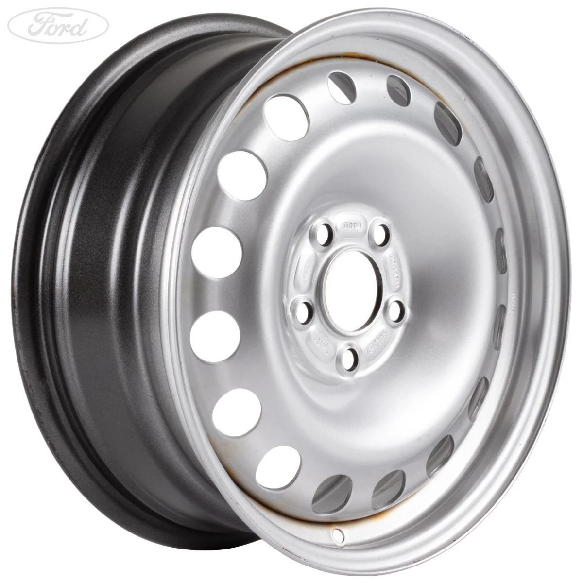 Ford Transit/Tourneo 2013-2024 Rueda 6.5 X 16 Acero Plata 1825135 - Image 2