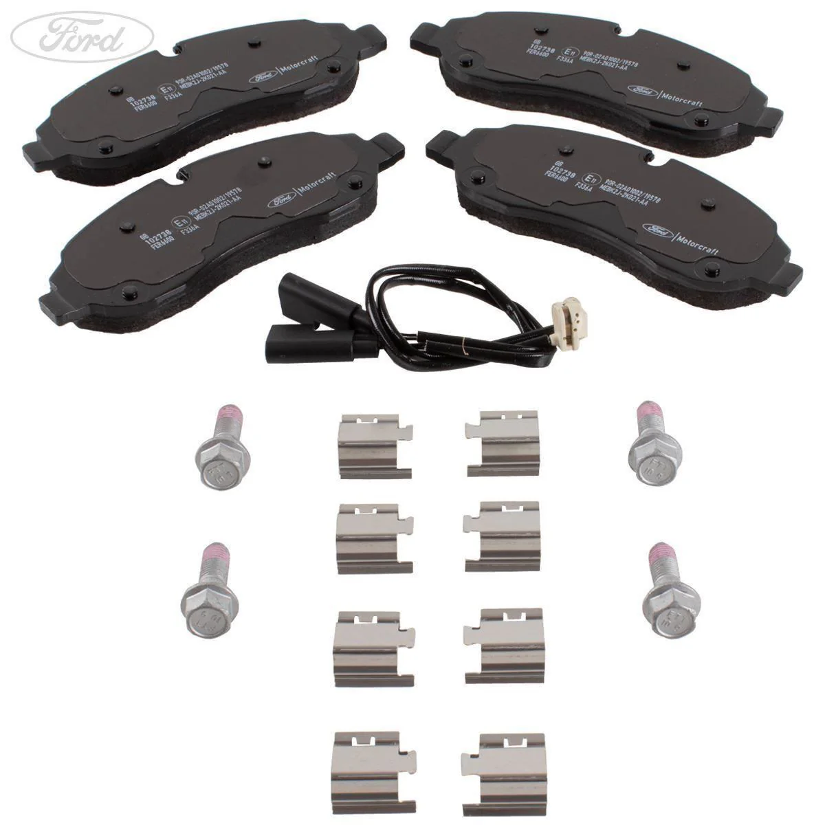 Ford Transit Custom Kit Forro Freno Delantero Motorcraft Negro 2600764 - Image 13