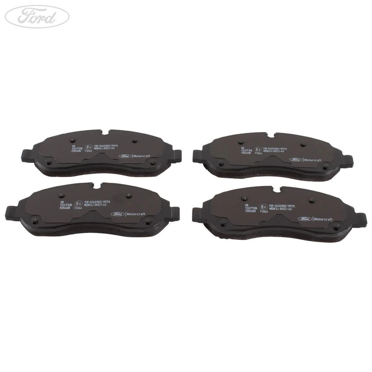 Ford Transit Custom Kit Forro Freno Delantero Motorcraft Negro 2600764 - Image 4
