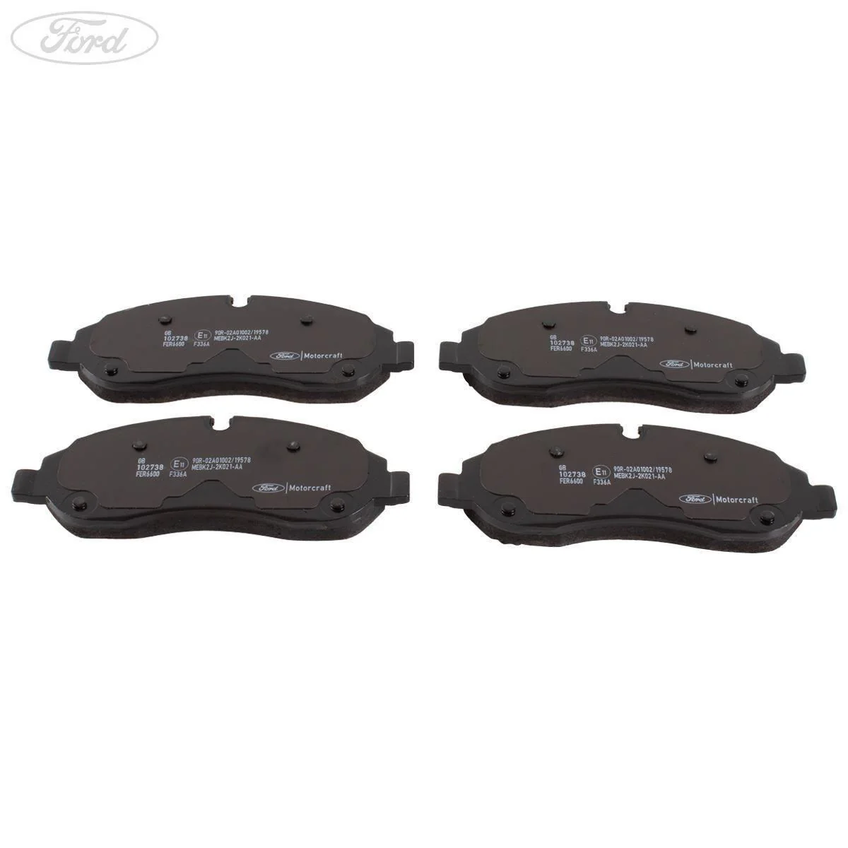 Ford Transit Custom Kit Forro Freno Delantero Motorcraft Negro 2600764 - Image 7