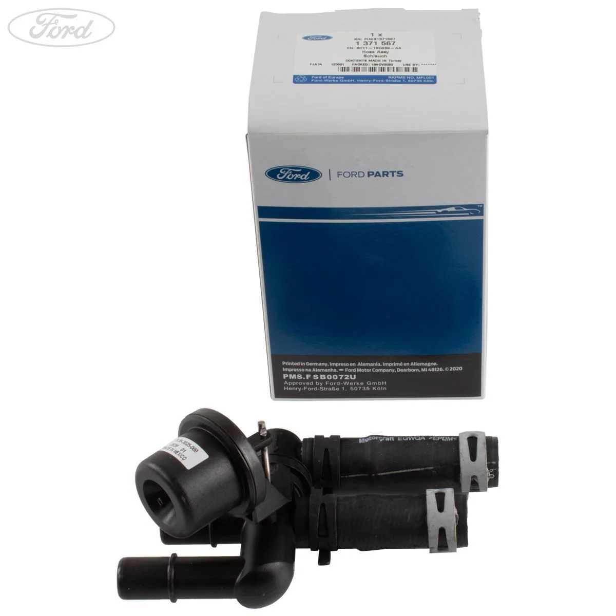 Tubo de salida del calefactor interno original para Ford Transit 1371567 - Image 4